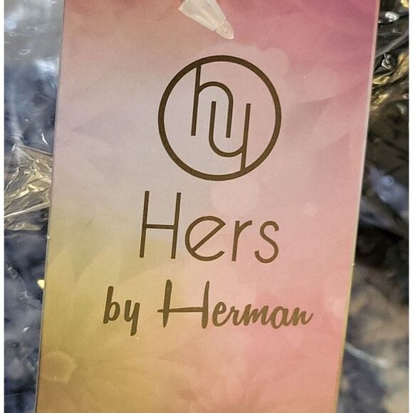 Hers by Herman Blue & Black Lace Bra Sz 36B - Picture 5 of 6